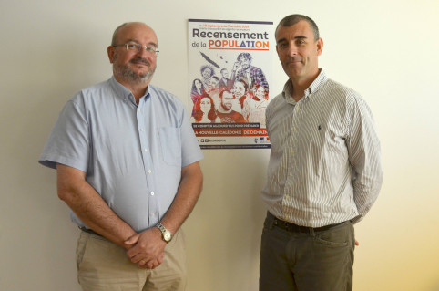  Bertrand Oddo, chef de mission de l'INSEE et Olivier Fagnot, directeur de l'ISEE.